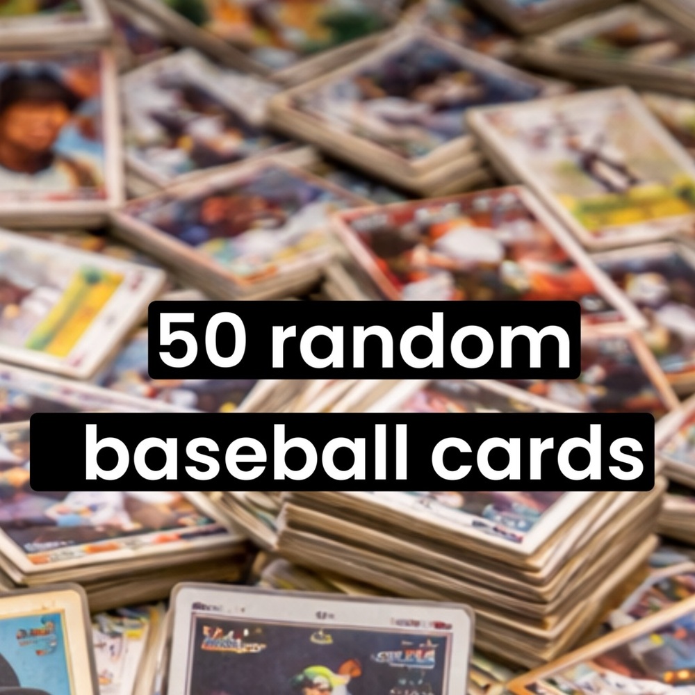 50 Random Baseball Cards